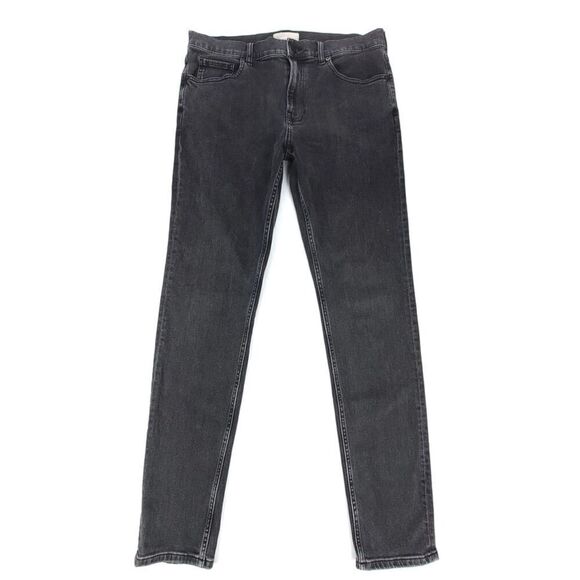 EVERLANE Premium 11 oz Japanese Denim Skinny Fit Jean Washed Black Mens 36 x 34 - Picture 1 of 7